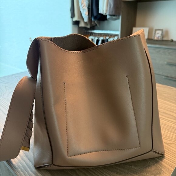 Stella McCartney Laser Cut Medium Hobo in Moss - Picture 2 of 5